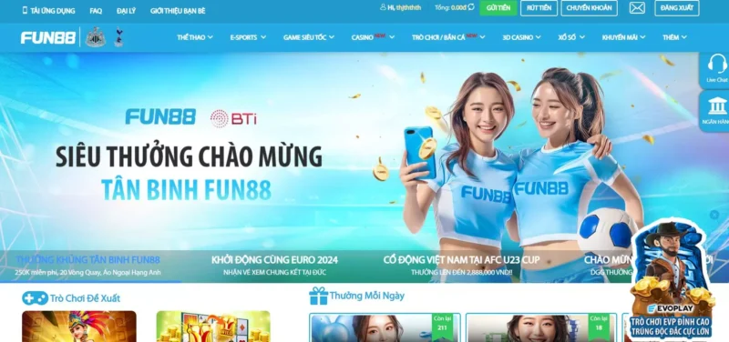 Khái niệm kèo chấp tại Fun88 đăng nhập